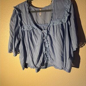 Free People Luna Lace Top